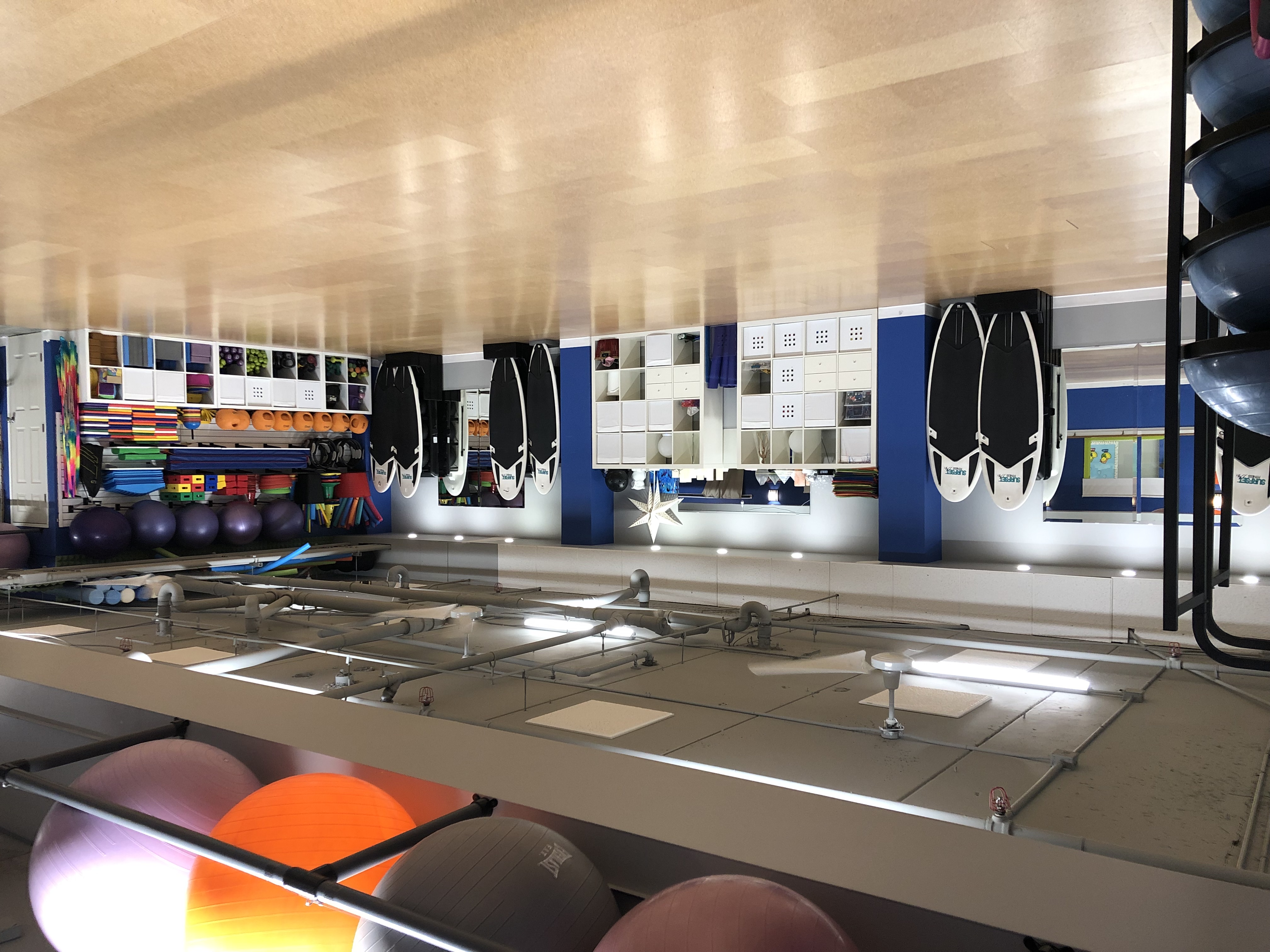 Preschool classroom or play space
